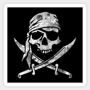 Pirate Skull Jolly Roger Sticker